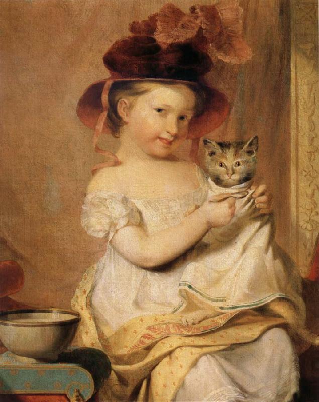 Samuel Finley Breese Morse Little Miss Hone oil painting image